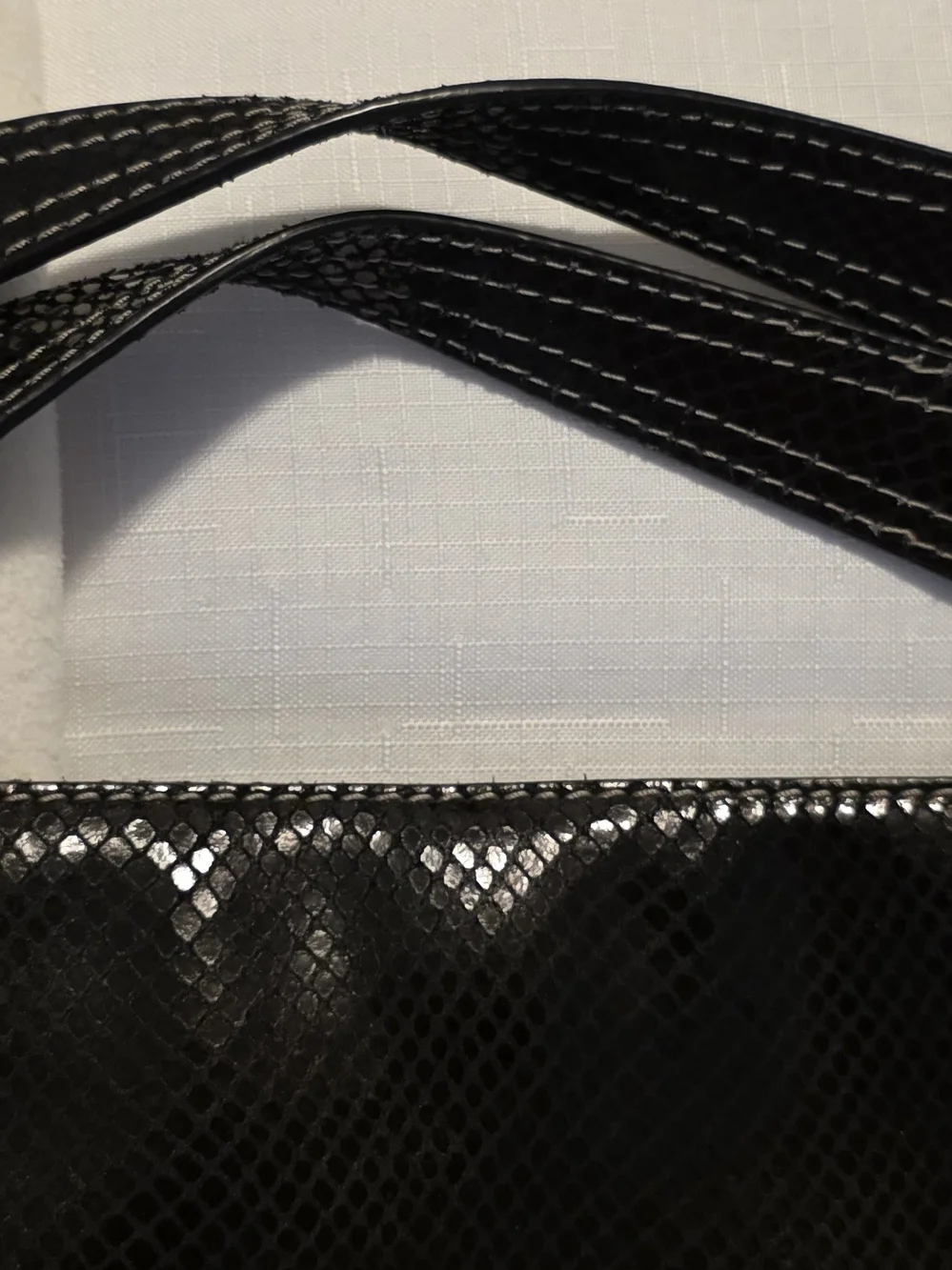 Michael Kors Black Shoulder Bag with Gold Plaque